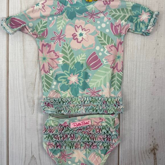 ruffle butts in bloom toddler girl swim bundle 2T - Picture 6 of 8